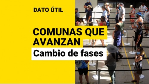 Plan Paso a Paso: ¿Cuáles son las 11 comunas que avanzan de fase este sábado?