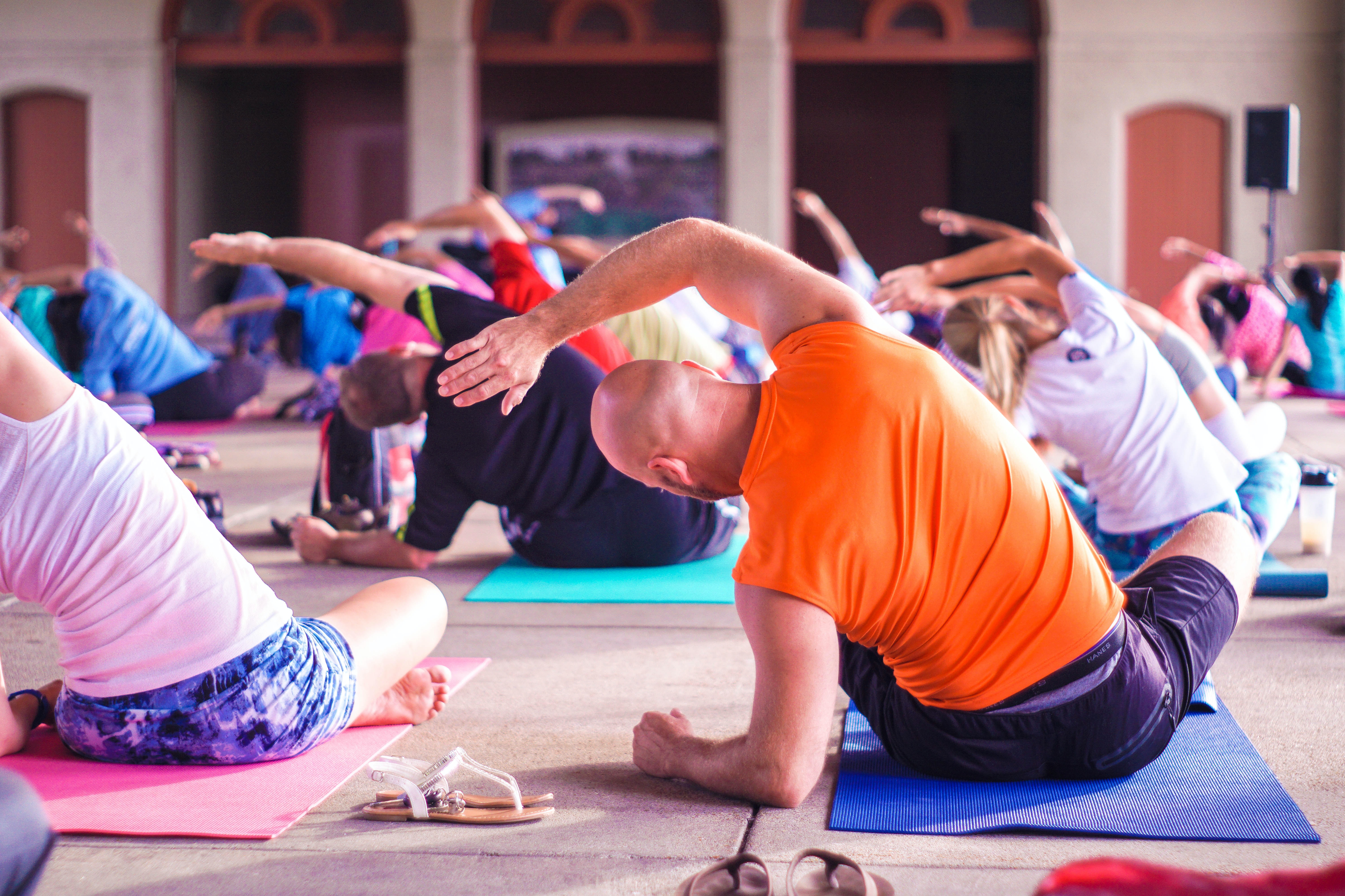 Clase de yoga