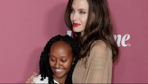 Angelina Jolie enamora con su botines y su hija Zahara con un pantalón ajustado y top de aberturas en el Capitolio