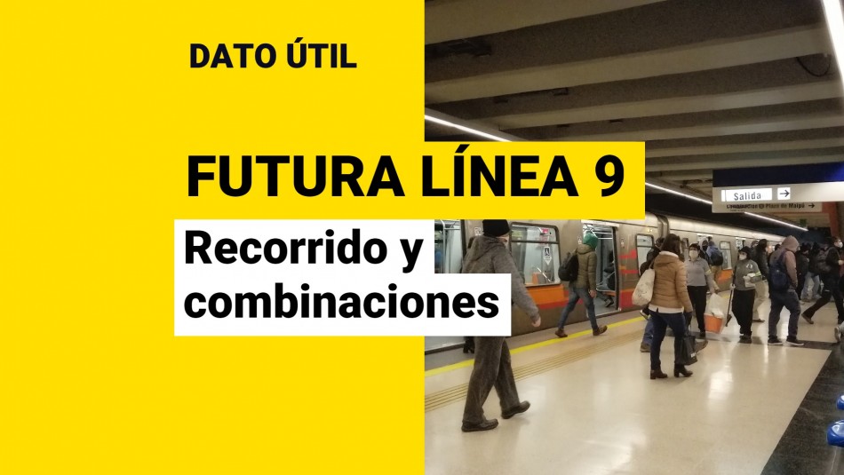 linea 9 metro de santiago estaciones recorrido