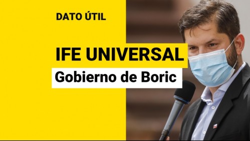 IFE Universal: ¿Qué podría pasar con el bono en el gobierno de Gabriel Boric?
