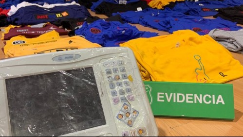 Cae principal proveedor de ropa falsificada en Santiago: Prendas eran comercializadas en barrio Meiggs
