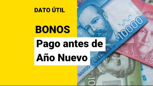 Bonos que se entregan antes de Año Nuevo: Conoce cuáles son y a quiénes beneficia