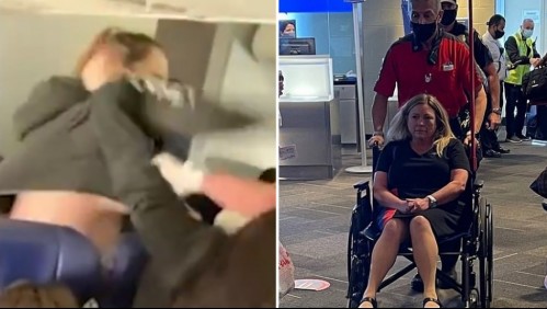 Mujer rompe los dientes a una asistente de vuelo y le prohíben tomar un avión por tres años