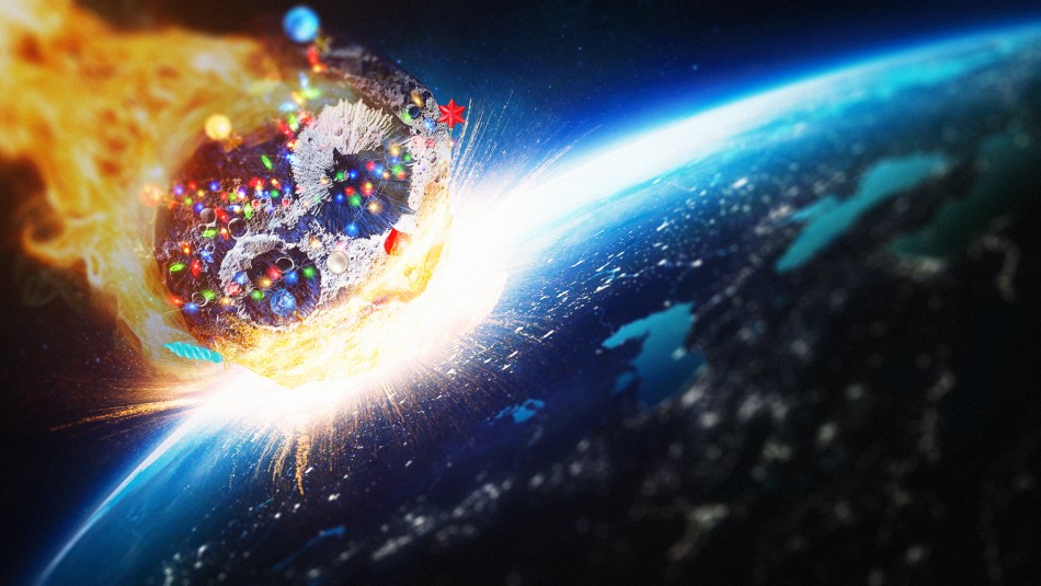 asteroide asteroide para navidad