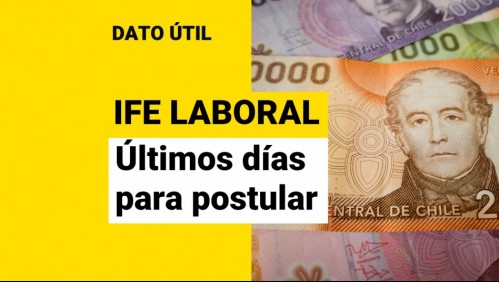 Últimos días para postular al IFE Laboral en diciembre: ¿Quiénes deben solicitarlo?