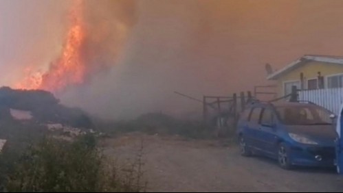 Onemi ordena evacuar conocido sector de la comuna de Puerto Montt por incendio forestal