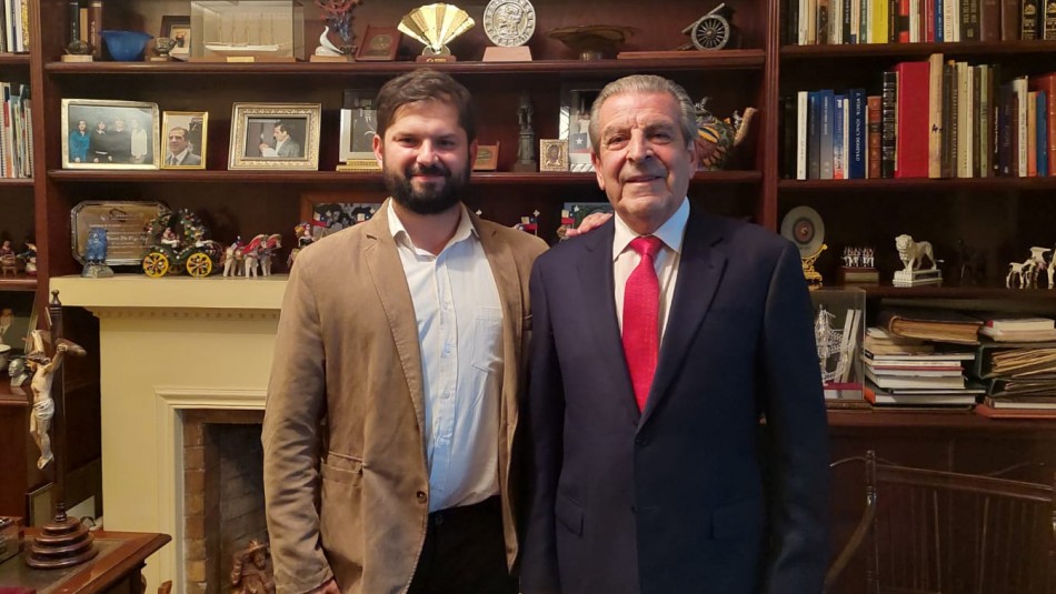 Gabriel Boric se reunió con el expresidente Eduardo Frei: Es su tercer encuentro con exmandatarios de Chile