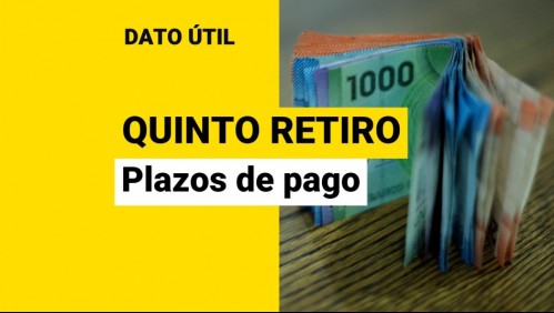 Quinto retiro de AFP: ¿Cuál sería el plazo para sacar el dinero y los tiempos de pagos?