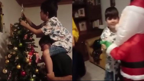 Bailó con el 'Viejito Pascuero': Familia de Tomiii 11 sube video de la última Navidad que pudo celebrar el niño