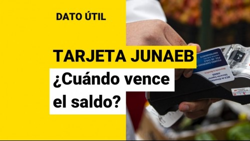 Tarjeta Junaeb: ¿Cuál es la fecha límite para usar el saldo de mi BAES?