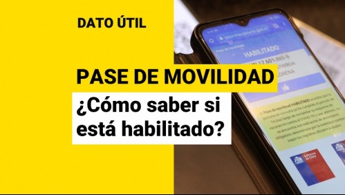 ¿Cómo puedo saber si mi Pase de Movilidad está habilitado?