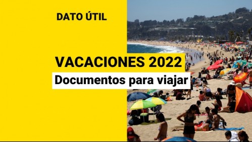 Vacaciones 2022: ¿Qué documentos necesito para viajar?