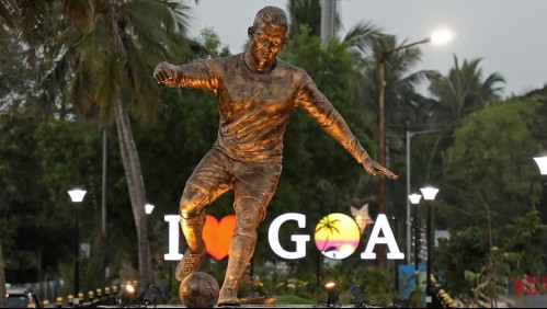 Una estatua de Cristiano Ronaldo provoca controversia en India