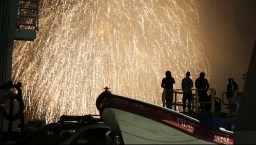 Año Nuevo 2022: Así fue la celebración con fuegos artificiales en Valparaíso