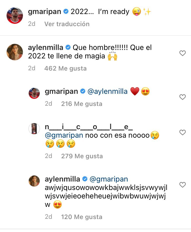 Comentarios de Maripán y Aylén Milla