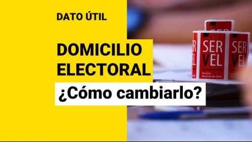 Cambio de domicilio electoral para el Plebiscito de Salida: ¿Cómo y dónde se realiza el trámite?