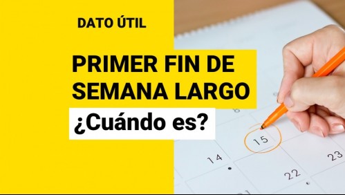 ¿Cuándo será el primer fin de semana largo del 2022?