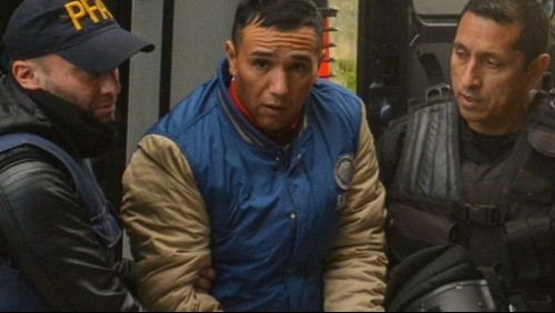 Mató a su hijo de 9 meses y a un policía: Peligroso recluso argentino que besó a una jueza había sido detenido en Chile