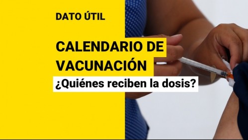 Calendario de vacunación: ¿Quiénes reciben la dosis entre el lunes 18 y el viernes 22 de abril?