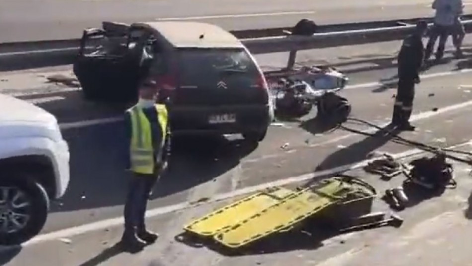 accidente-ruta-68 Un fallecido y dos personas heridas fue el saldo de un accidente en la Ruta 68