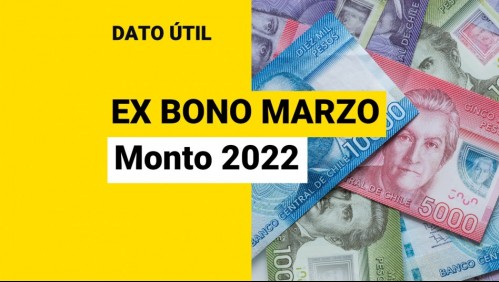 Ex Bono Marzo: Este sería el monto que recibirías en 2022
