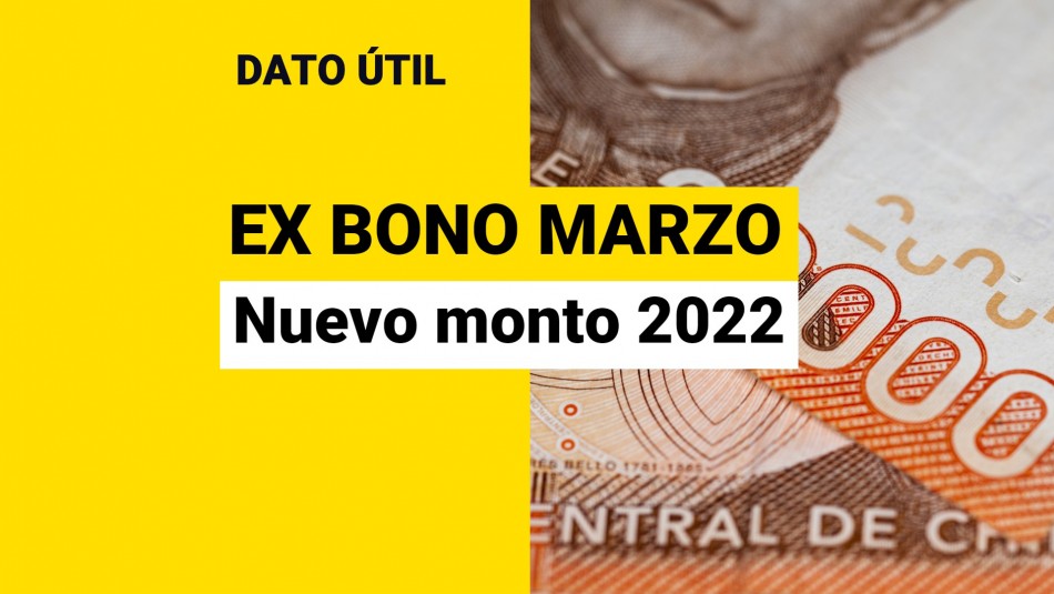 ex bono marzo monto 2022