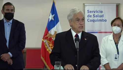 Piñera habla del Proyecto Dominga en la región de Coquimbo: 