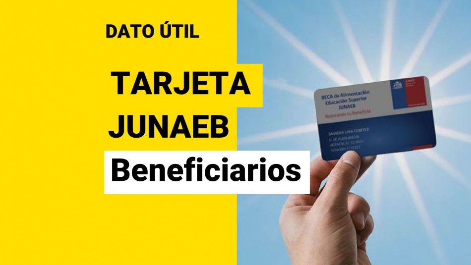 Tarjeta Junaeb ¿Cómo obtenerla? Meganoticias