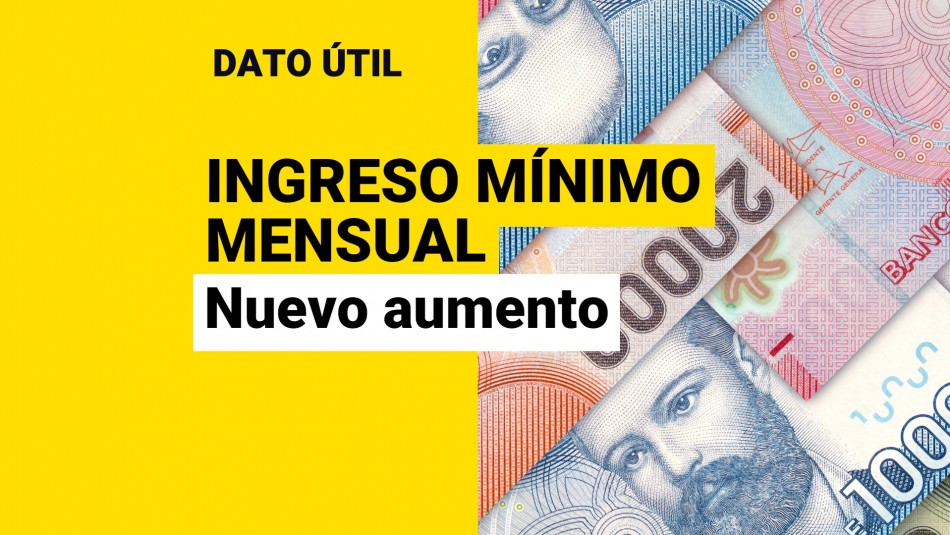 aumento ingreso minimo mensual en chile 2022