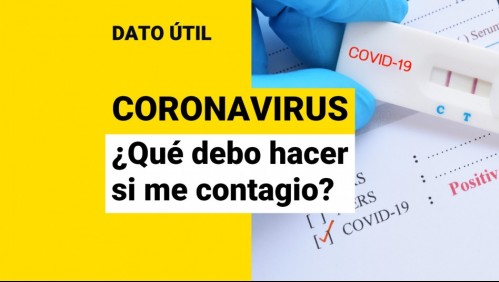 ¿Qué tengo que hacer si me contagio de Covid-19?