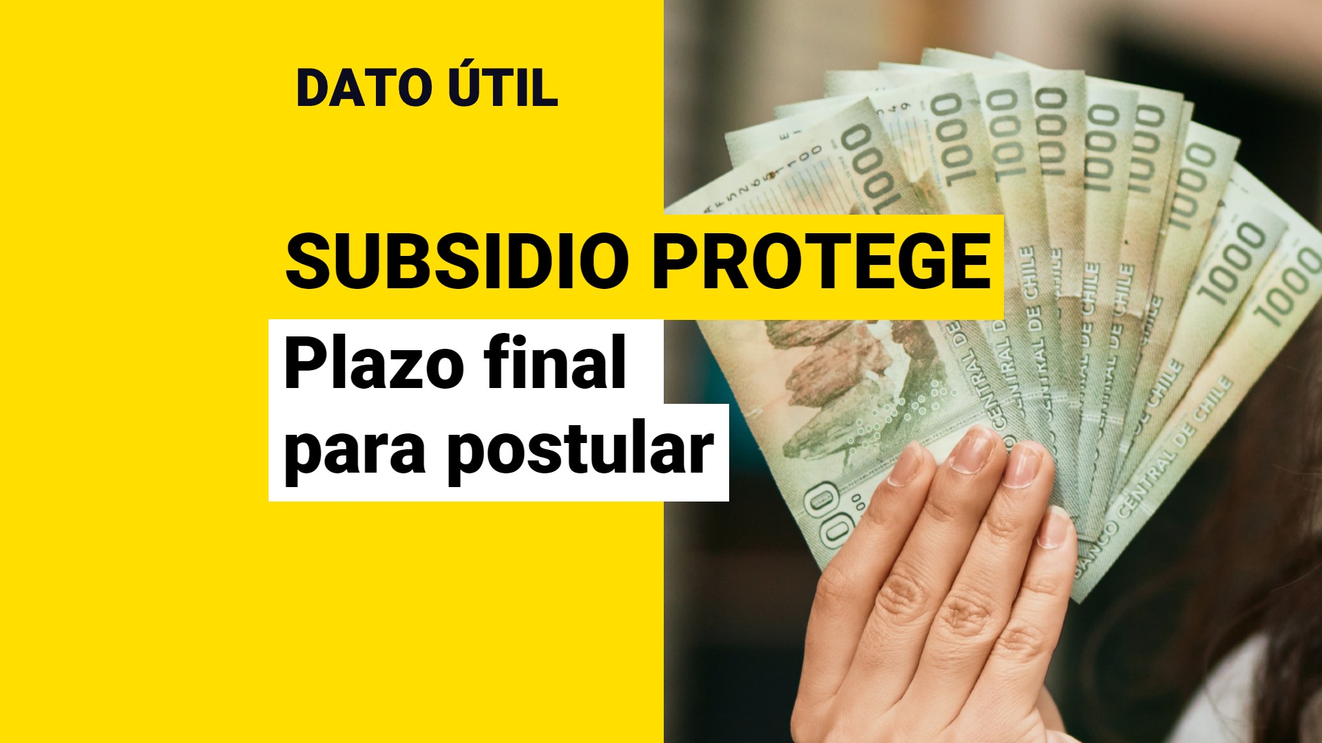 Subsidio Protege: ¿Cuál Es La Fecha Límite Para Postular En Enero ...