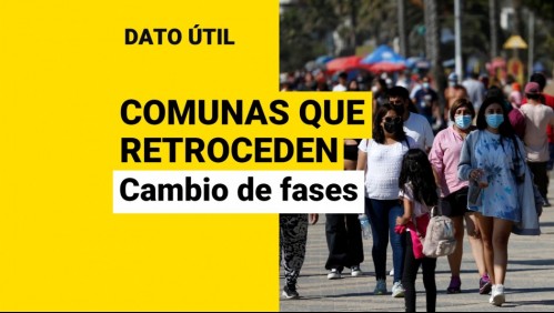 Plan Paso a Paso: Las 25 comunas que retroceden de fase este sábado 12 de febrero