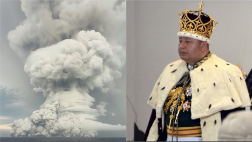 Rey de Tonga fue evacuado por tsunami que azotó las costas de su país tras erupción volcánica