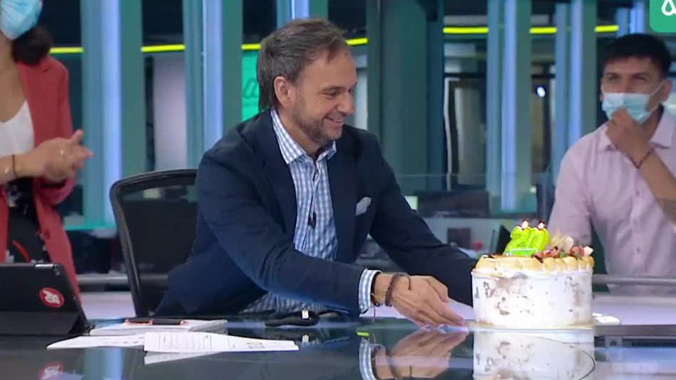 Rodrigo Sepúlveda celebró su cumpleaños en vivo: Rodrigo Sepúlveda celebró su cumpleaños en vivo: