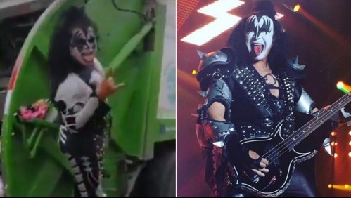 'Un hombre poderoso y atractivo': Recolector de basura se viraliza al vestirse como Kiss y Gene Simmons lo felicita
