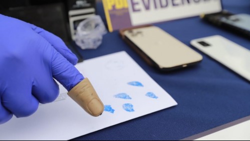Organización criminal transnacional utilizaba dedo de goma con huella real para ingresar droga a Chile