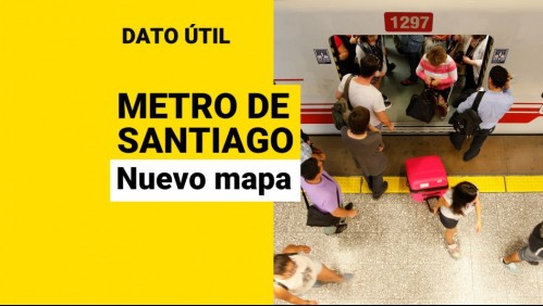 Este será el mapa de Metro de Santiago con las nuevas líneas 7, 8 y 9