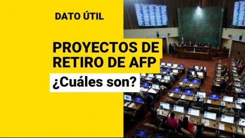 Retiros de AFP: ¿Cuáles son los proyectos que están en el Congreso?