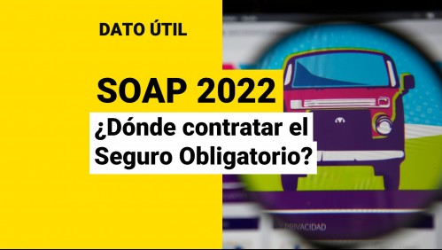Seguro Obligatorio 2022: ¿Quiénes deben contratar el SOAP y dónde pueden hacerlo?