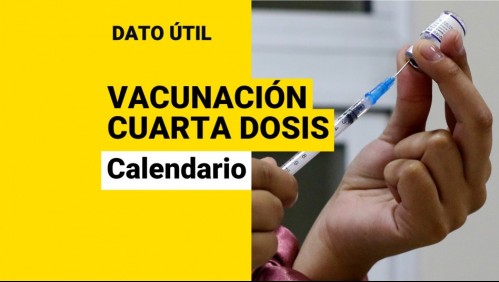 Cuarta dosis: ¿Quiénes reciben la vacuna entre el miércoles 19 y domingo 23 de enero?