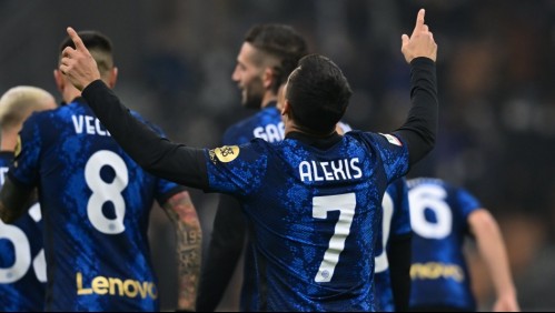 Alexis sigue en racha: Anotó en clasificación del Inter de Milán en Copa Italia