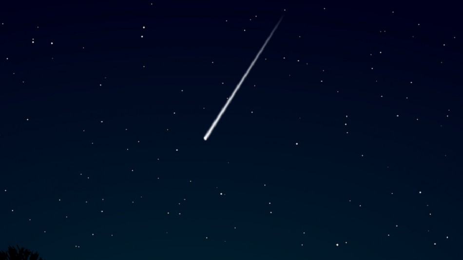 asteroide en el cielo