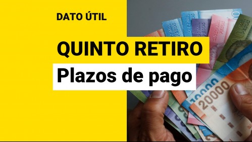 Quinto retiro del 10%: ¿Cuáles serían los plazos de pago?