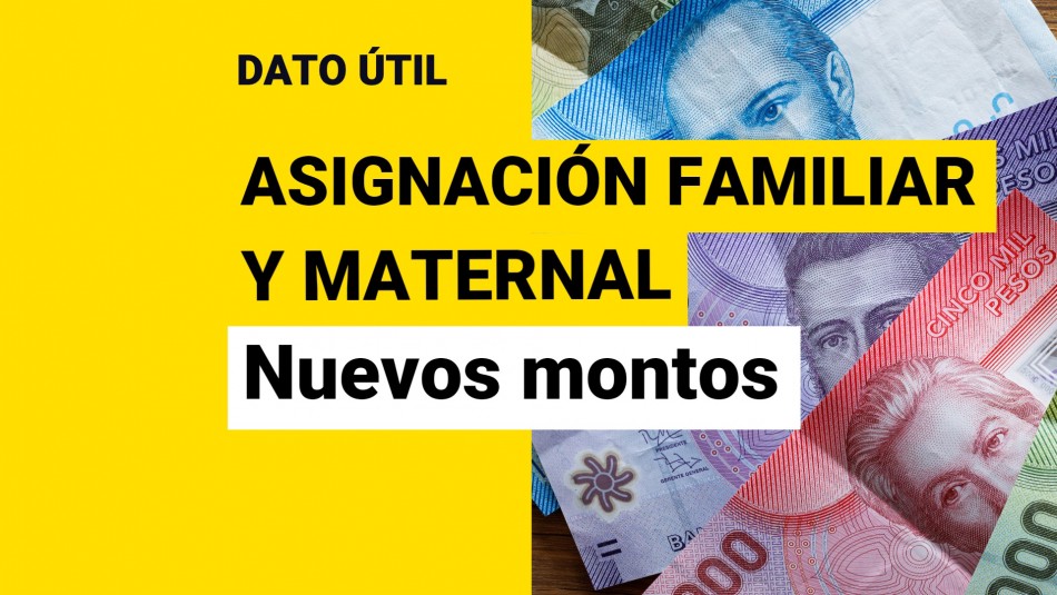 Suben montos de la Asignación Familiar y Maternal: ¿De cuánto son los nuevos pagos?