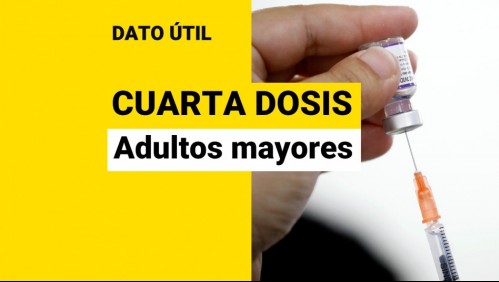 Cuarta dosis para adultos mayores: ¿Cuándo comienza la vacunación y quiénes la reciben?