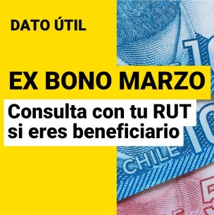 Ex Bono Marzo: ¿Cómo saber con mi RUT si soy beneficiario?