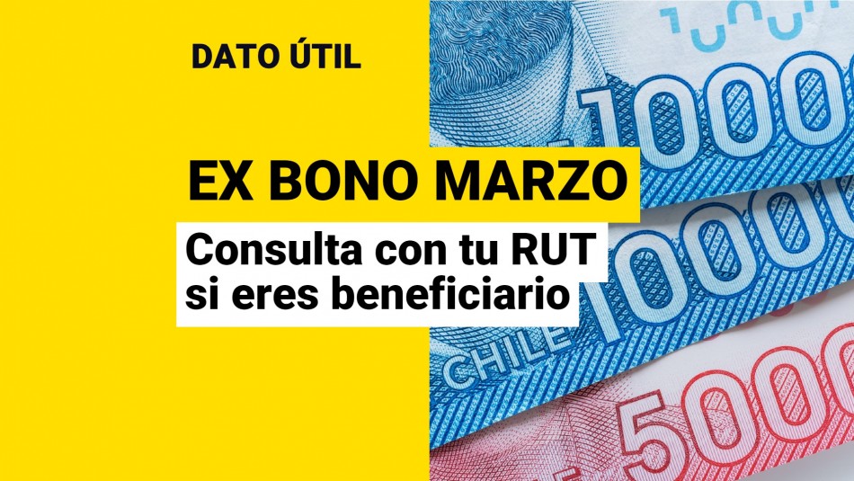 Ex Bono Marzo ¿Cómo saber con mi RUT si soy beneficiario? Meganoticias