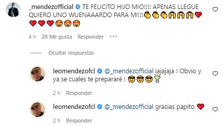 Comentarios de Dj Méndez y su hijo