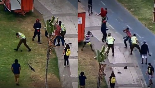 'Perdí la noción diez segundos': El testimonio de Carabinero que fue agredido en Iquique